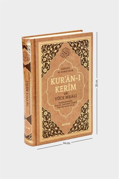 Siyah SARI KURANI KERİM VE YÜCE MEALİ